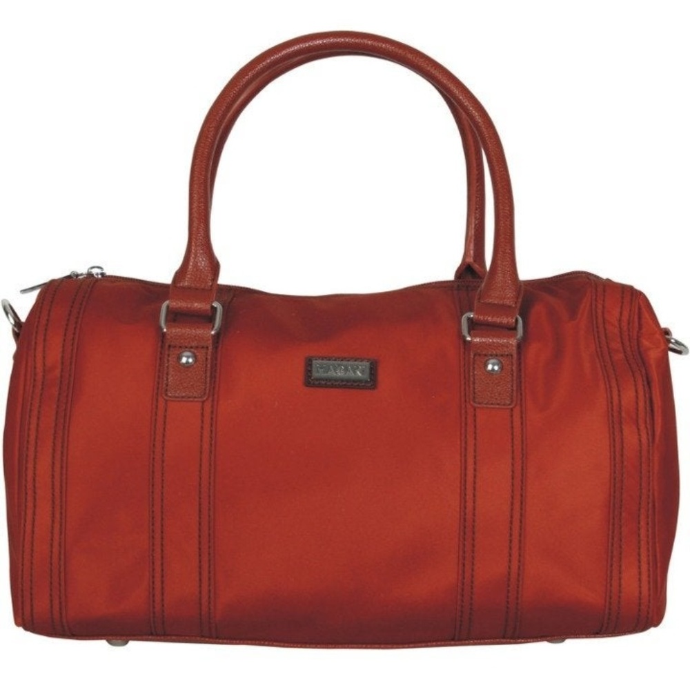 Duffel Travel Lg Bag Red Spice Roomy Tote Zippered